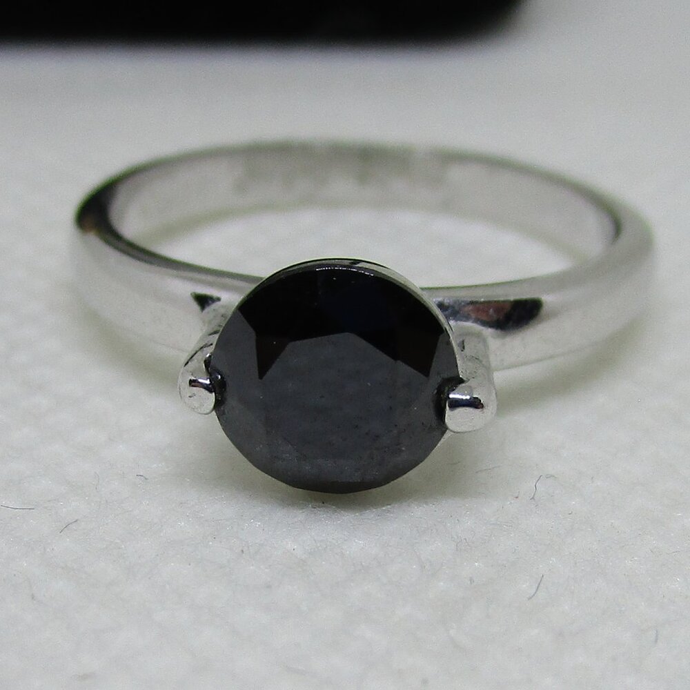 Small Solitaire Stone Set Ring - image 2